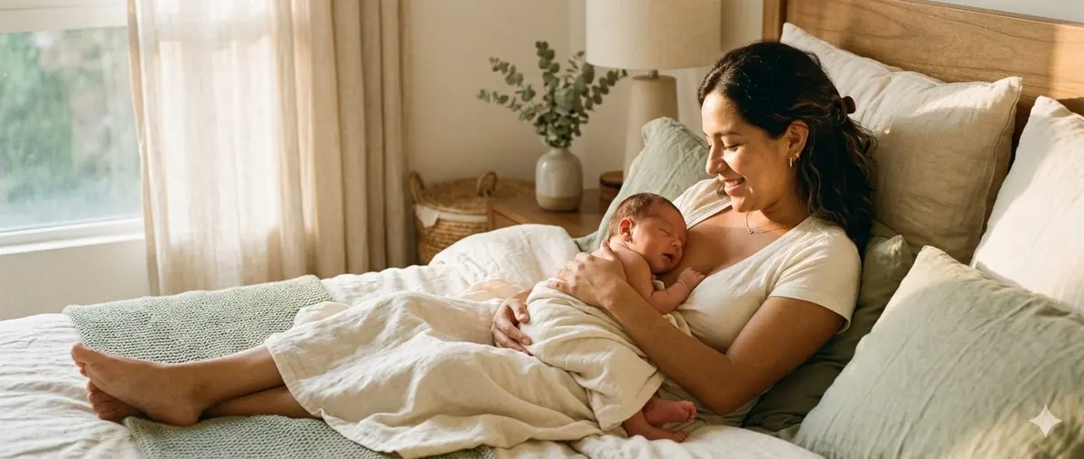 Postparto y lactancia — Mamiabue reduce la carga mental de las mamás