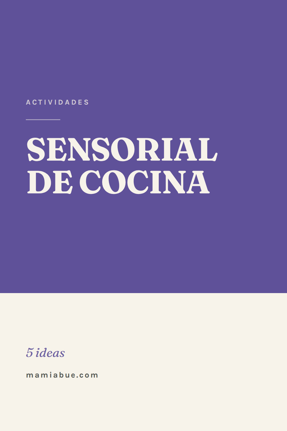 Actividades — Mamiabue: actividades 08