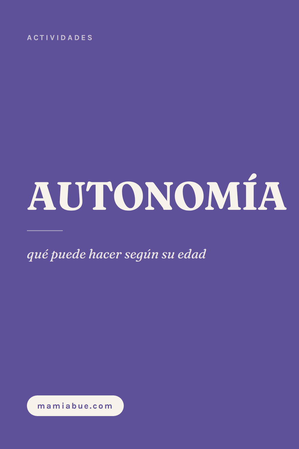 Actividades — Mamiabue: actividades 11