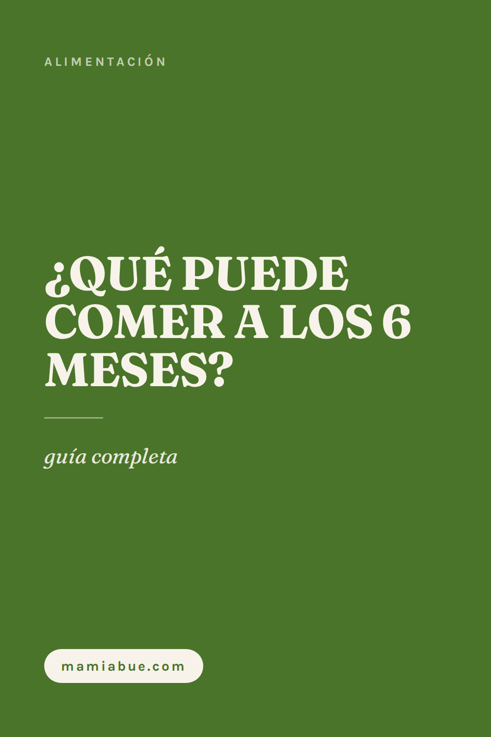 Alimentación — Mamiabue: alimentacion 01