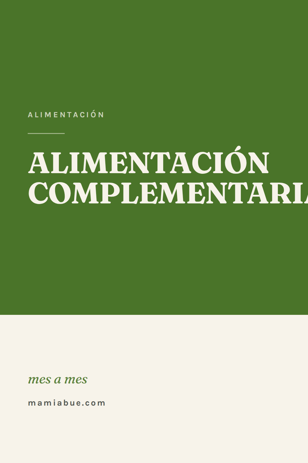 Alimentación — Mamiabue: alimentacion 02
