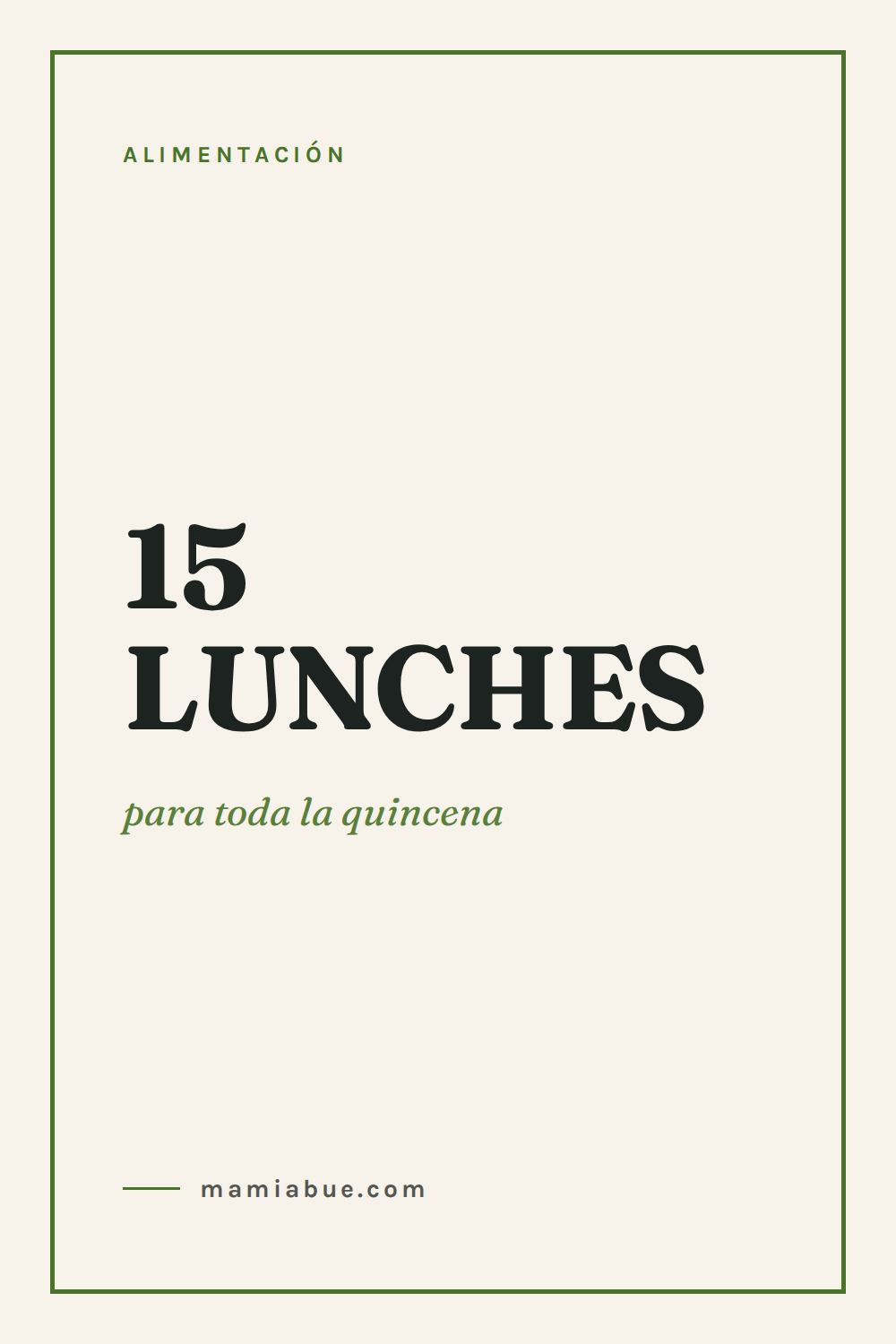Alimentación — Mamiabue: alimentacion 11