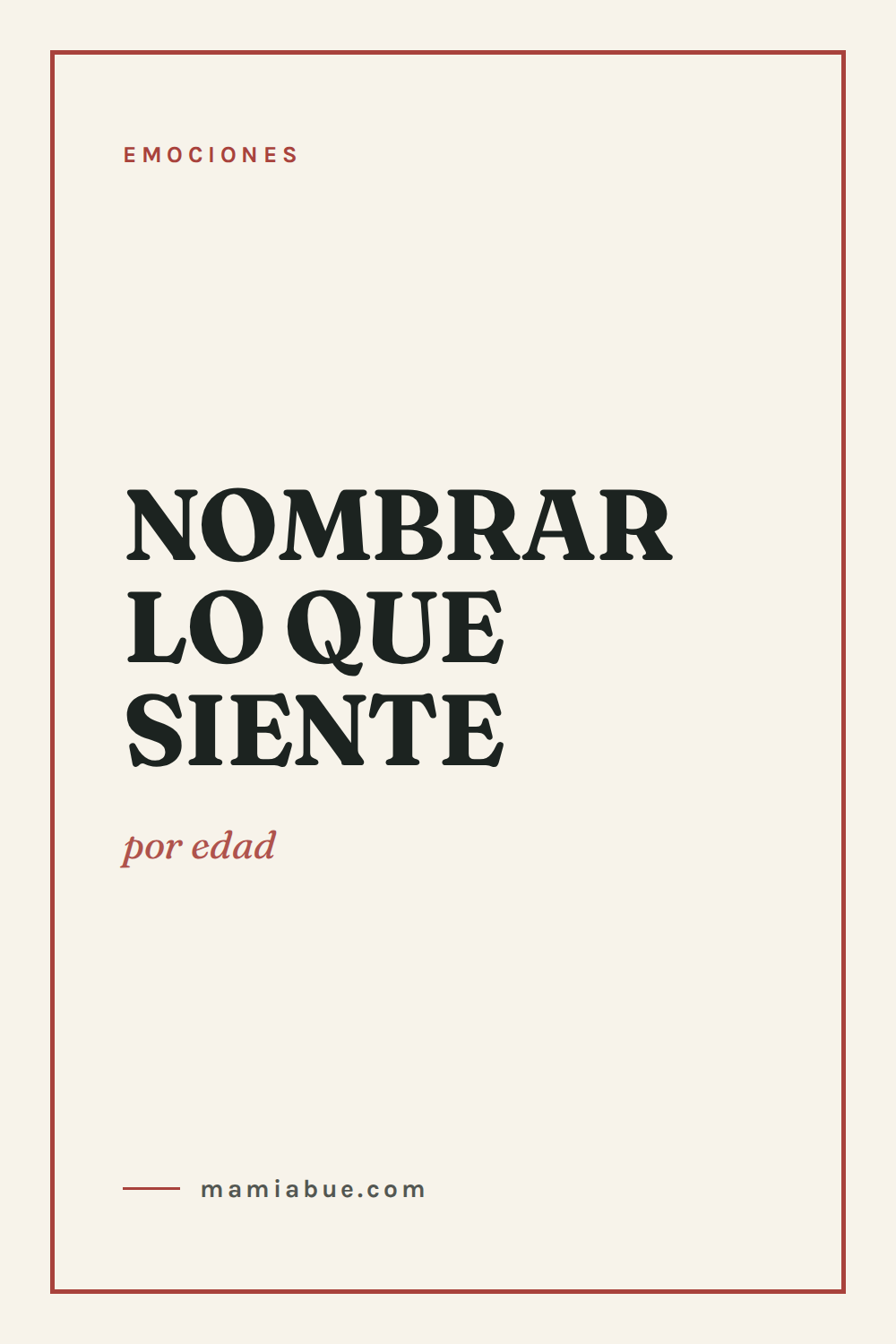 Emociones — Mamiabue: emociones 12