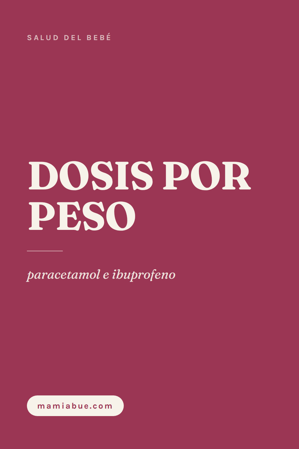 Salud del bebé — Mamiabue: salud del bebe 03