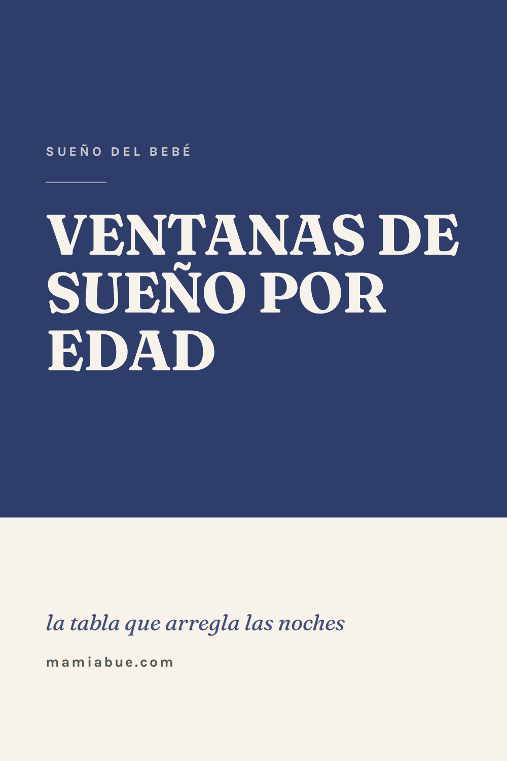 Sueño del bebé — Mamiabue: sueno del bebe 01