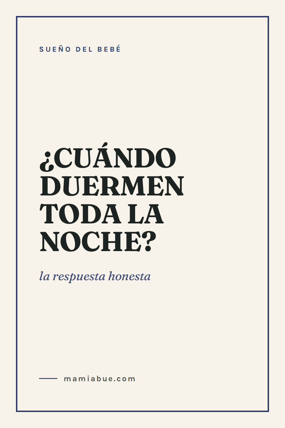 Sueño del bebé — Mamiabue: sueno del bebe 14